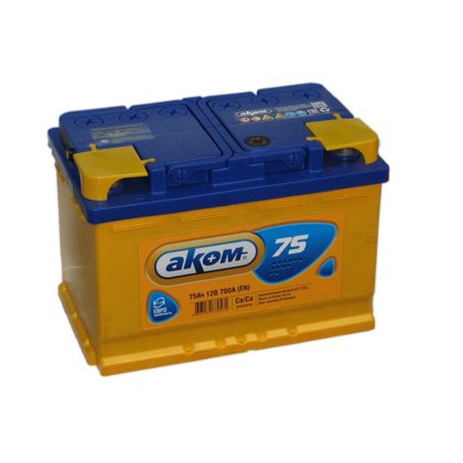 Аккумулятор Аком 75A