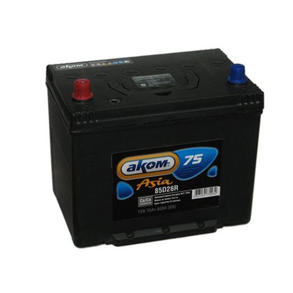 Аккумулятор Аком Asia 75A